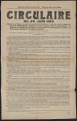 Circulaire du 25 juin 1915 réglant la situation, au point de vue des accidents du travail, des ouvriers employés dans les établissements militaires