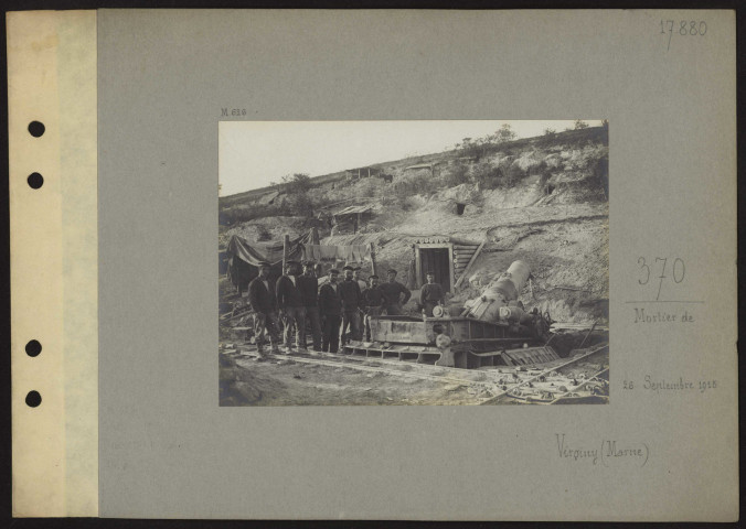 Virginy (Marne). Mortier de 370