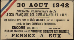 Deuxième anniversaire de la Légion française des combattants et V.R.N