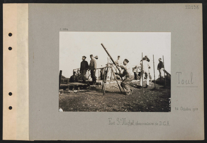 Toul. Fort Saint-Michel, observatoire de DCA