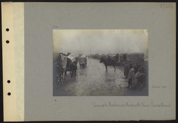 Camp de la Madeleine (près Moulainville) (Meuse). Ravitaillement
