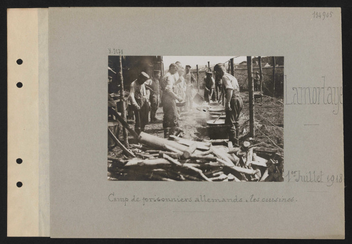 Lamorlaye. Camp de prisonniers allemands : les cuisines