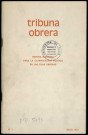 Tribuna obrera (1973 : n° 1). Sous-Titre : revista marxista para la clarificación política en las filas obreras