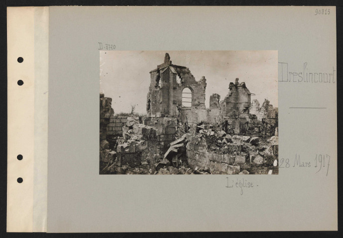 Deslincourt. L'église