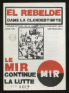 El Rebelde dans la clandestinité - 1976
