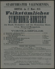 Stadttheater Valenciennes : Volkstümliches Symhonie-Konzert