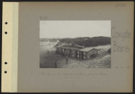 Coxyde-Bains. Camp français de l'adjudant Lefèvre dans les dunes. Cuisines