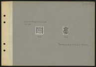 Bon de viande de 25 grammes trouvé sur le corps rejeté par la mer le 27 mai 1916 d'un soldat allemand du 36e corps d'armée, groupe de Nieuport, cantonnement de Coxyde-Bains