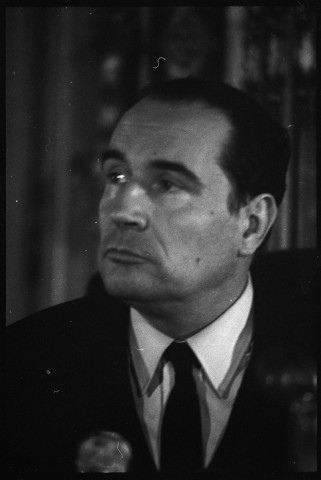 Conférence de presse de François Mitterrand à l'Hôtel Continental