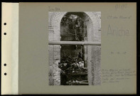 Aniche (Compagnie des mines d'). Entre Wazier et Douai. Usines de la fosse Gayant détruites par les Allemands. Salle des machines des lavoirs