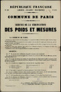 N°197. Il y a urgence de rétablir la sincérité des poids et mesures compromises par l'ancien système