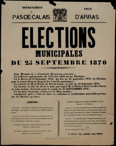 Elections… Pour le renouvellement intégral des Conseils municipaux…