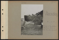 Villacoublay. Camp d'aviation. Biplace Voisin de bombardement