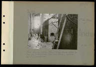 Aniche (Compagnie des mines d'). Près Sin-le-Noble. Fosse Notre-Dame détruite par les Allemands. Les chaufferies ; service de l'alimentation