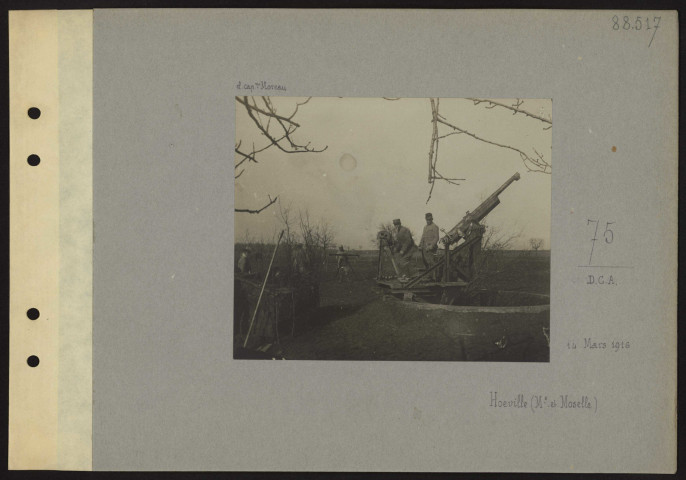 Hoeville (Meurthe et Moselle). 75 DCA