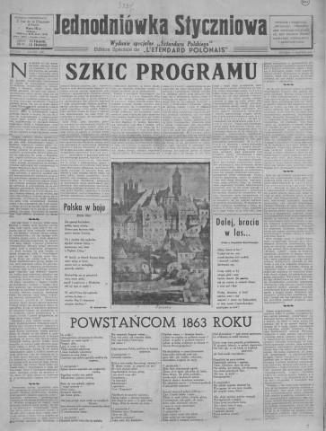Sztandar Polski (1946; n°1-76)  Sous-Titre : Dziennik Emigracji Polskiej we Francji, Belgii i Holandii  Autre titre : L'Etendard Polonais