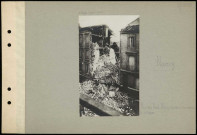 Nancy. Rue du Vieil-Hêtre, ruines d'une maison à trois étages