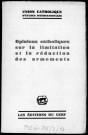 Opinions catholiques sur la limitation et la réduction des armements