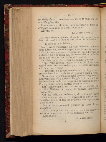 Mai 1903 - Bulletin officiel de la Ligue des Droits de l'Homme