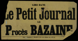 Lire dans le Petit Journal le Procès Bazaine