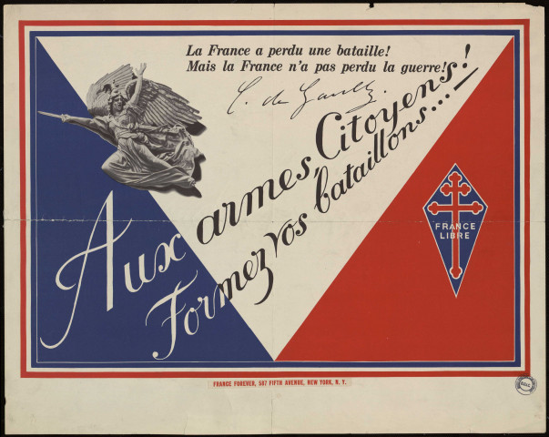 Aux armes citoyens ! Formez vos bataillons...
