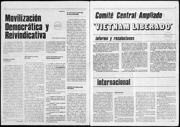 El Combatiente n°175, 30 de (julio) de 1975. Sous-Titre : Organo del Partido Revolucionario de los Trabajadores por la revolución obrera latinoamericana y socialista