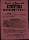 Élections Municipales : La salle d'Asile L'emprunt au crédit Foncier