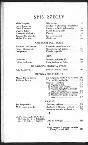 Kultura (1959, n°1(135) - n°12(146))  Sous-Titre : Szkice - Opowiadania - Sprawozdania  Autre titre : "La Culture". Revue mensuelle