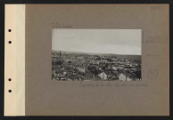 Lunéville. Panorama de la ville. Vue prise vers Dombasle