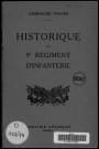 Historique du 9ème régiment d'infanterie
