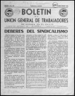 Boletín de la Unión general de trabajadores de España en exilio (1960 ; n° 183-194). Autre titre : Suite de : Boletín de la Unión general de trabajadores de España en Francia y su imperio