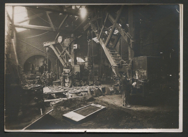 Aciéries de Saint-Chamond : Ateliers de coulage