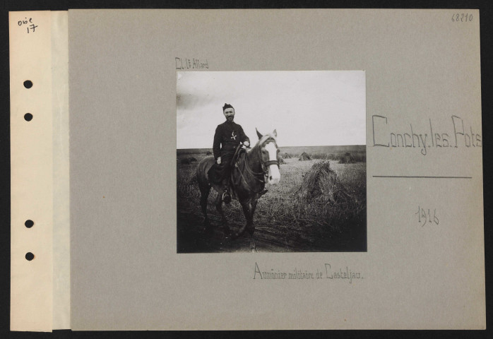 Conchy-les-Pots. Aumônier militaire de Casteljau