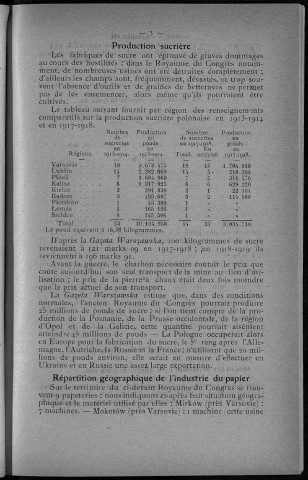 Bulletin d'Information sur La vie Economique Polonaise (1920: n°3-4)