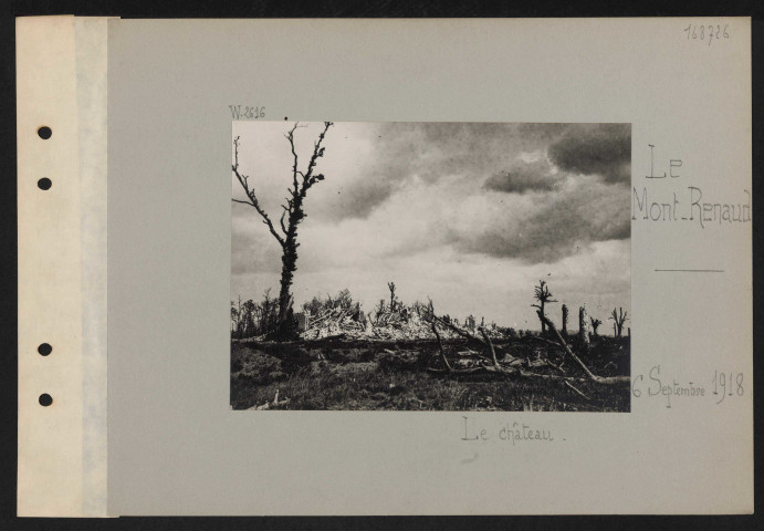 Le Mont-Renaud. Le château
