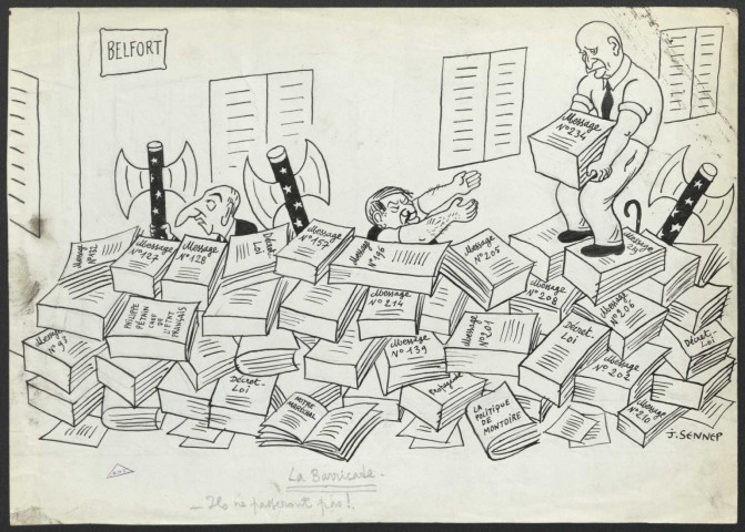 (Fonds Sennep. Dessins de presse. Carrefour 1944-1948)