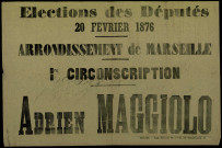 Arrondissement de Marseille : Adrien Maggiolo