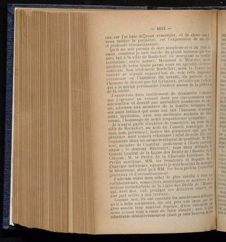 Août 1907 - Bulletin officiel de la Ligue des Droits de l'Homme