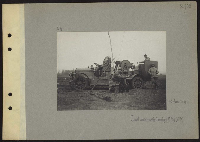 Bruley (Meurthe et Moselle). Treuil automobile