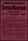 Élection Municipale complémentaire : Candidature Durand Étienne