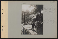 Bois de La Chalade, ravin "Moissonnier". Près de La Fille Morte. Poste de combat d'artillerie