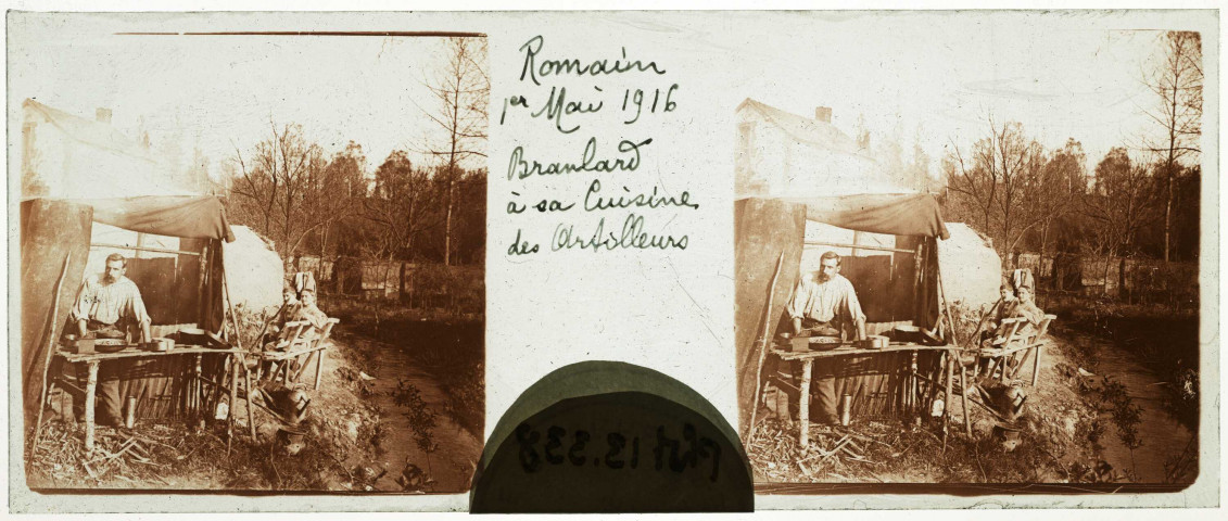 Branlard à sa cuisine des artilleurs