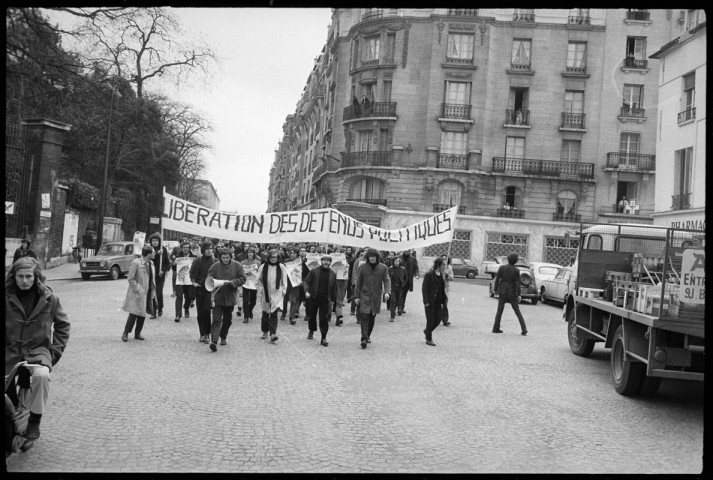 Manifestation pour la libération de Gilles Guiot