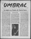 Umbral (1965 : n° 37-48). Sous-Titre : Revista mensual de arte, letras y estudios sociales. Autre titre : Suite de : Suplemento literario de Solidaridad obrera