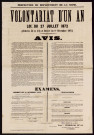 Volontariat d'un an : Loi du 27 juillet 1872
