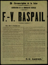 F.-V. Raspail, candidature de la Démocratie radicale