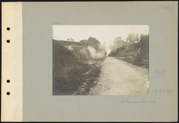 Thil. 120 long sous abri tirant