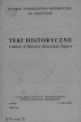Teki Historyczne (1956-1957; Tome VIII)  Autre titre : Cahiers d'Histoire - Historical Papers