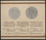 Médaille de l'œuvre "Le Secours discret" = Gedenkpenning van het Leuvensch weldadigheidswerk &amp; = Medal of the work of relief &amp;