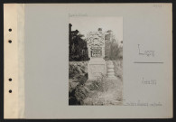 Lagny. Cimetière allemand : une tombe